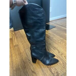 Dolce Vita Nedi Boots Black Leather Size 8.5